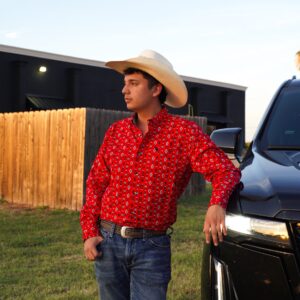 Red Western Shirt