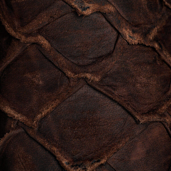 Matte Brown Pirarucu – Square Toe - Image 4