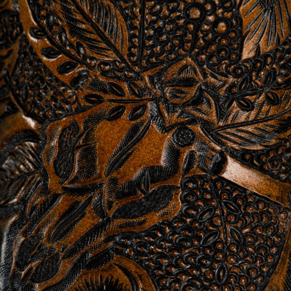 Tan Safari Hand Tooled – Square Toe - Image 4