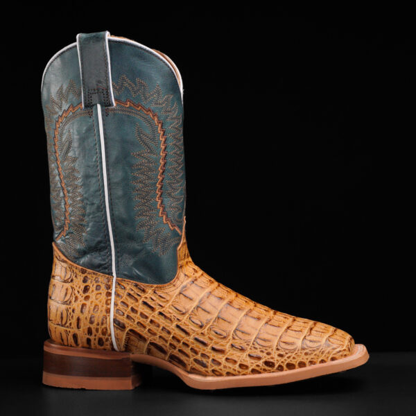 Tan Caiman Horn Back – Square Toe - Image 2