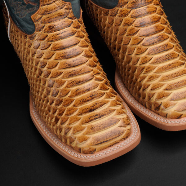 Tan Python – Square Toe - Image 3