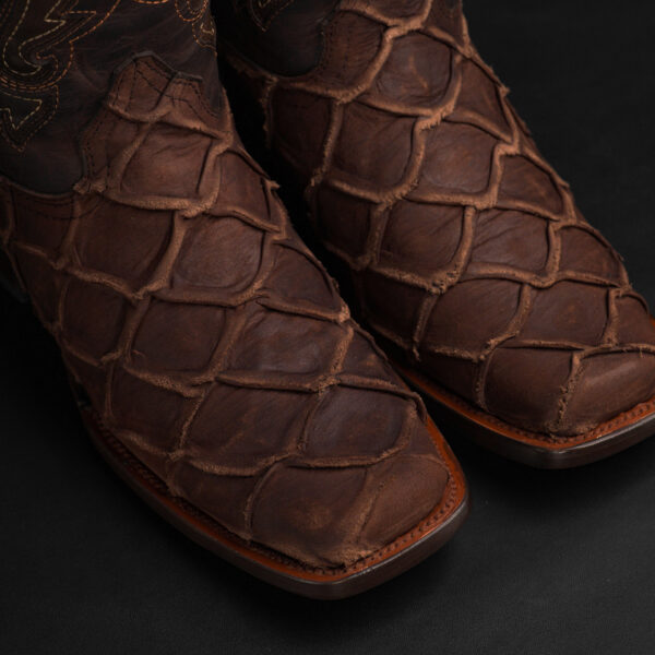 Matte Brown Pirarucu – Rodeo Toe - Image 3