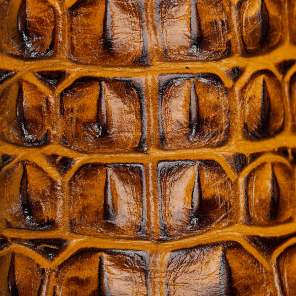 Honey Caiman Horn Back – Square Toe - Image 4