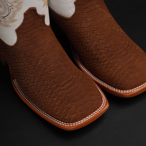 Matte Honey Python – Square Toe - Image 3