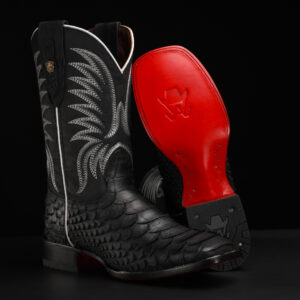 Giant Black Python - Square Toe