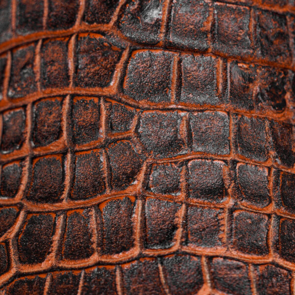 Rustic Cognac Alligator Belly – Square Toe - Image 2