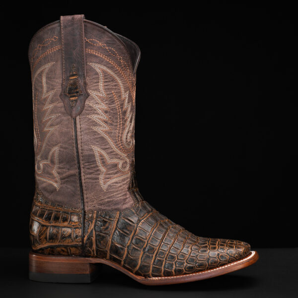 Rustic Honey Alligator Belly – Square Toe - Image 2