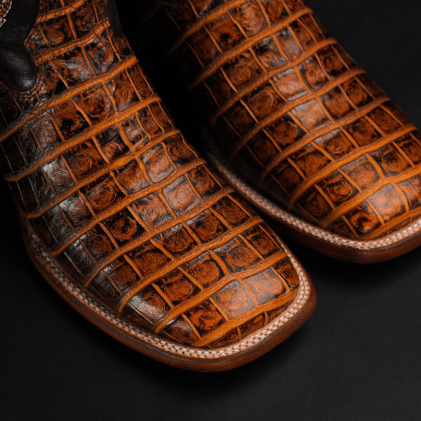 Honey Alligator Belly – Square Toe - Image 3
