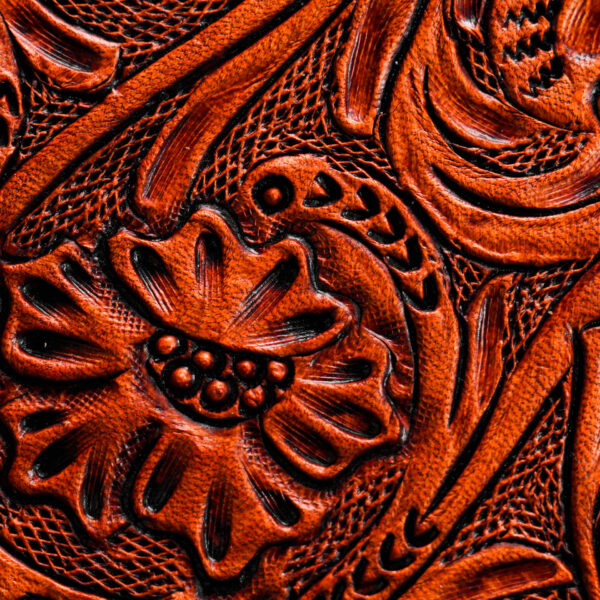 Genuine Mahogany Hand Tooled (Belt/Wallet) - Image 8