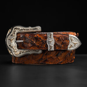 Genuine Honey Pirarucu Belt