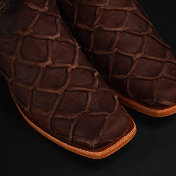 Matte Brown Pirarucu – Rodeo Toe - Image 3
