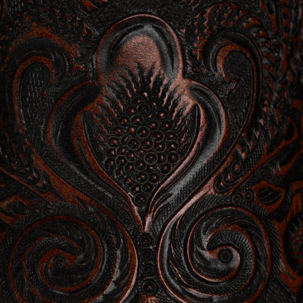 Alfa Brown Hand Tooled – Square Toe - Image 4