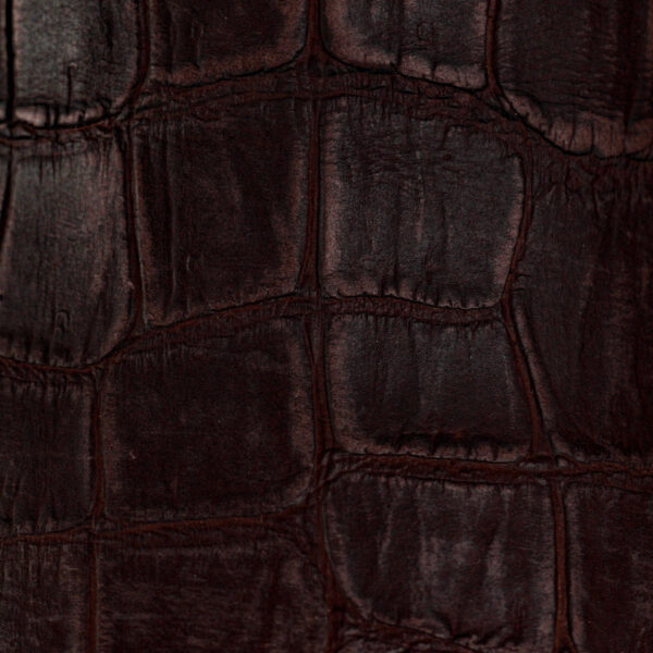 Matte Brown Alligator Belly - Square Toe - Image 4