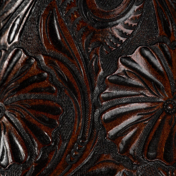 Brown Hand Tooled – Square Toe - Image 4