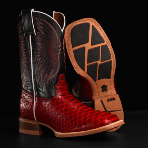 Red Python – Square Toe