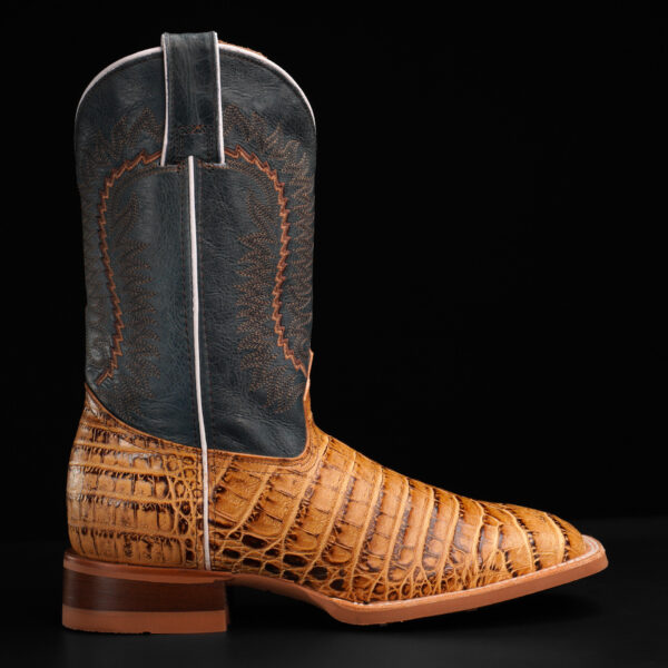 Tan Caiman Belly – Square Toe - Image 2