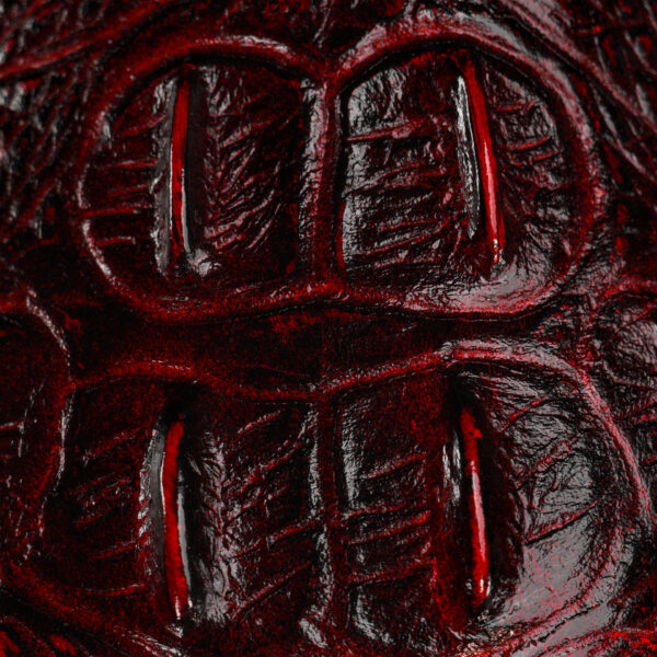 Cherry Caiman Neck – Square Toe - Image 4