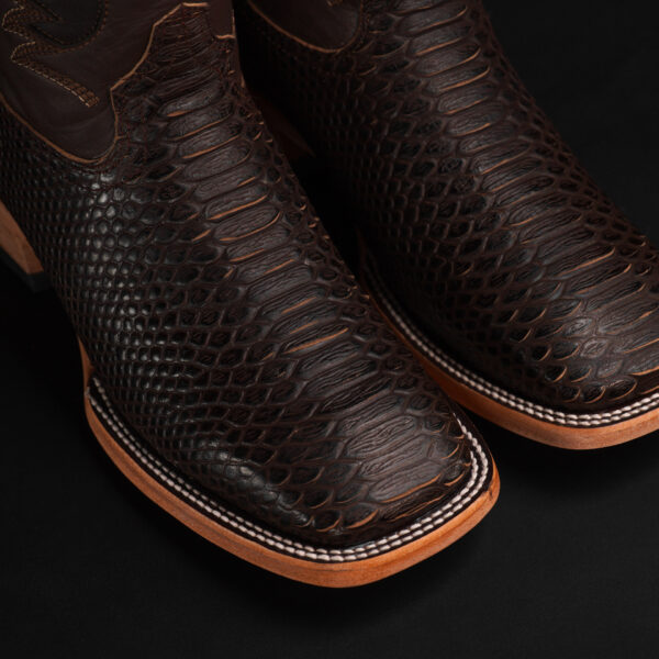 Brown Python – Square Toe - Image 3