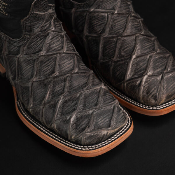 Gray Pirarucu – Square Toe - Image 3