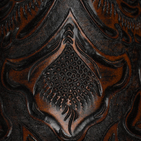 Brown Hand Tooled – Square Toe - Image 4