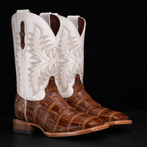 Honey Alligator - Square Toe