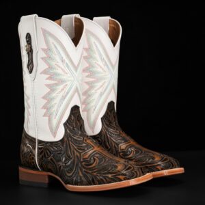 "Cross" Tan Safari – Square Toe