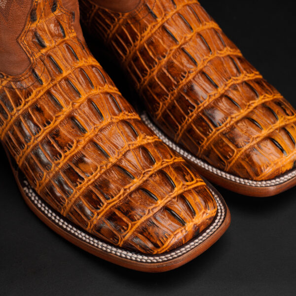 Honey Caiman Tail – Square Toe - Image 3