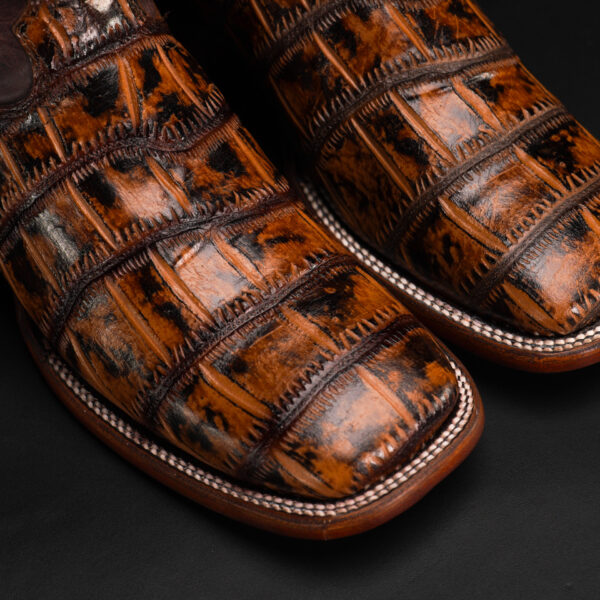 Honey Alligator Belly – Square Toe - Image 3