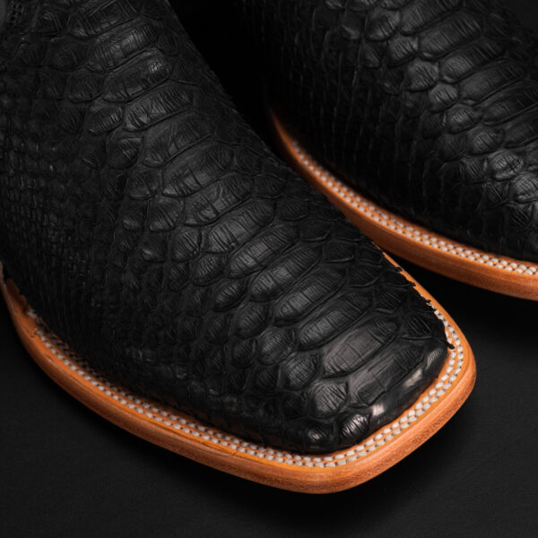 AUTHENTIC Black Python – Square Toe - Image 3
