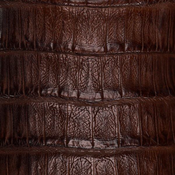 AUTHENTIC Brown Caiman Belly – Square Toe - Image 4