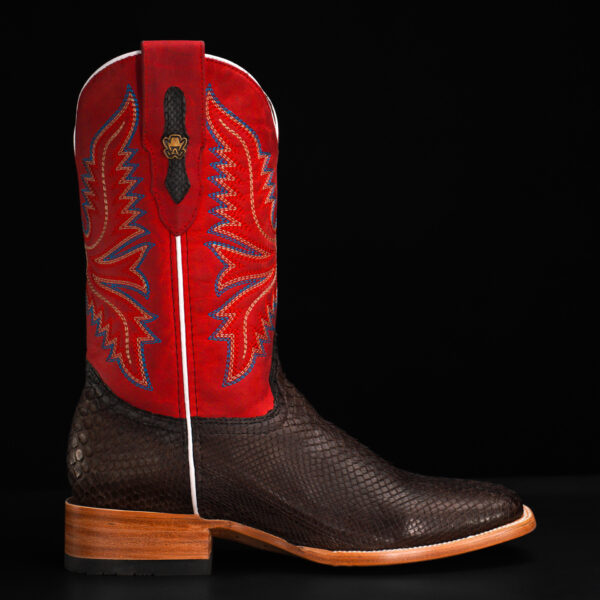 AUTHENTIC Brown Python – Square Toe - Image 2