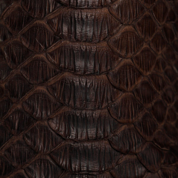 AUTHENTIC Brown Python – Square Toe - Image 4