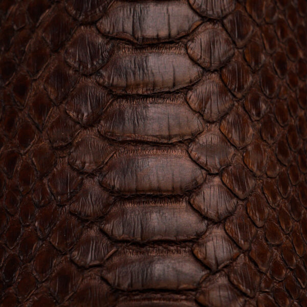 AUTHENTIC Brown Python – Square Toe - Image 4
