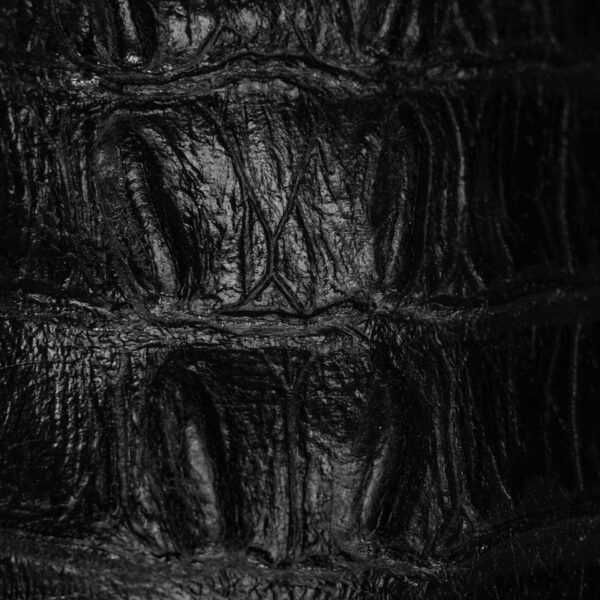 Black Caiman Tail - Square Toe - Image 4