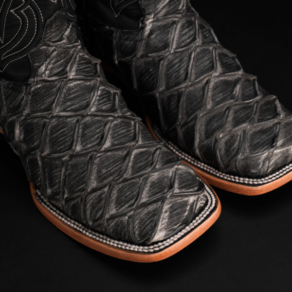 Gray Pirarucu – Square Toe - Image 3