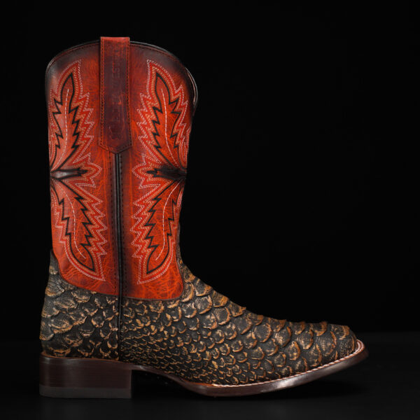 Tan Safari Jumbo Python – Square Toe - Image 2
