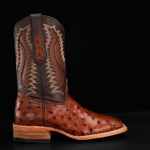 Cognac Ostrich – Square Toe - Image 2