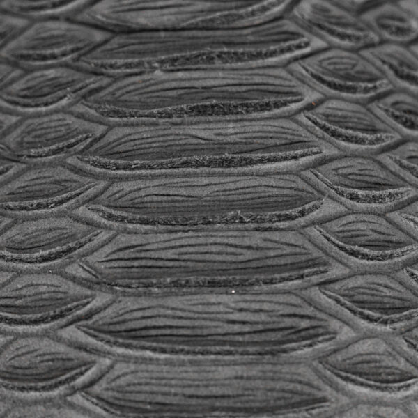 Matte Gray Python - Square Toe - Image 4
