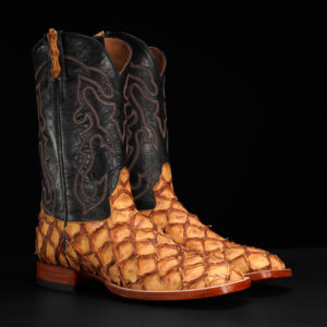 Genuine Honey Pirarucu - Square Toe (Made In USA)
