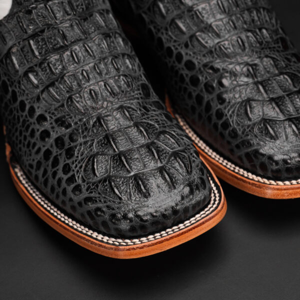Gray Caiman Neck- Square Toe - Image 3