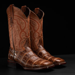 Honey Alligator – Square Toe