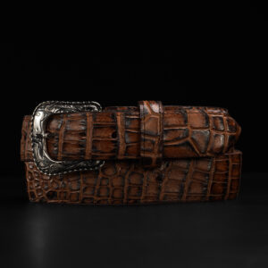 Honey Caiman Belt