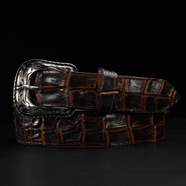 Cognac Alligator Belt