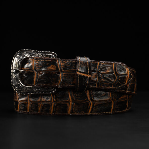 Honey Alligator Belt
