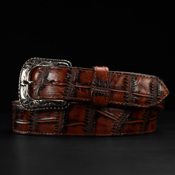 Cognac Alligator Belt
