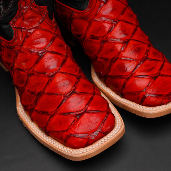 Red Pirarucu – Square Toe - Image 3