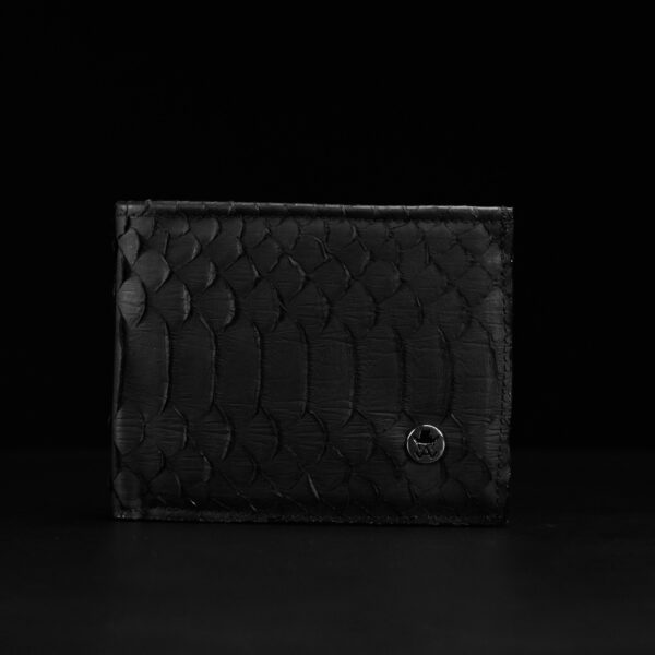 Matte Black Python Wallet