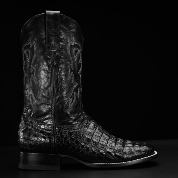 Black Caiman Horn Back – Square Toe - Image 2