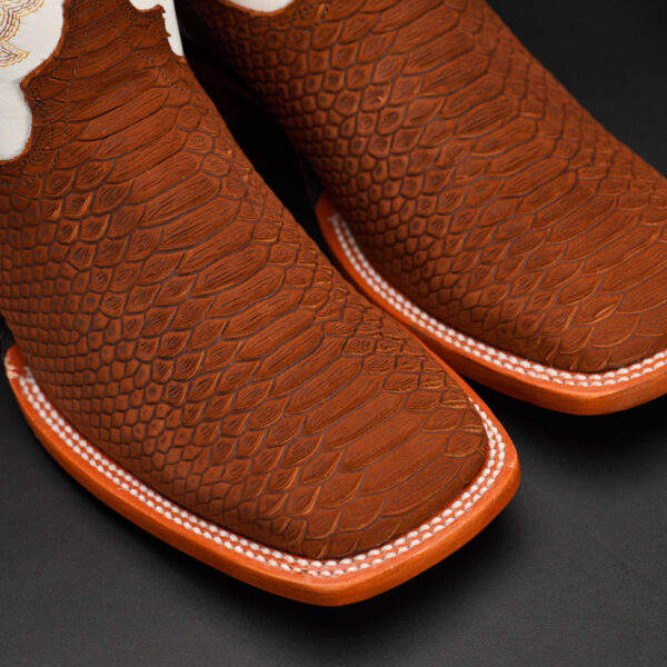 Matte Honey Python – Square Toe - Image 3