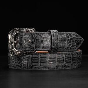Gray Caiman Belt